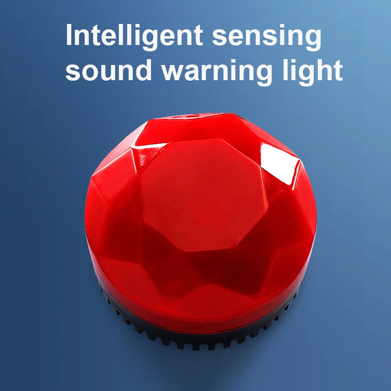 Durable flashing red light alarm, new design radar sensor made of durable ABS material