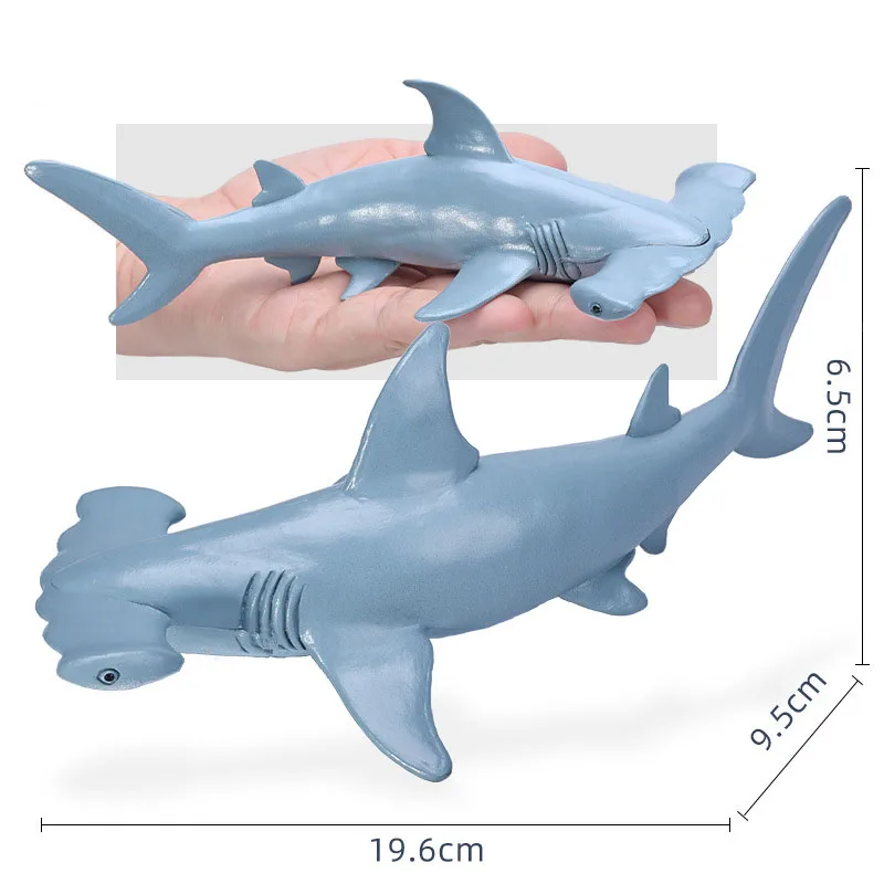 14-22 سنتيمتر المحيط الحيوانات عمل أرقام Sealife القرش Whare Megalodon نماذج التماثيل البلاستيكية ديكور المنزل الاطفال التعليم اللعب هدية