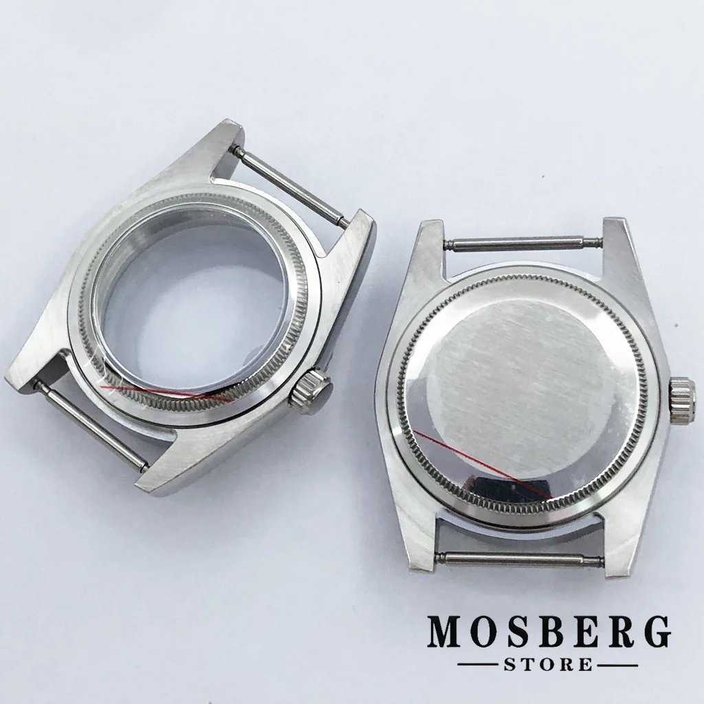 36mm 40mm Watch Case Sapphire Glass Fit NH35 NH36 NH34 ETA2824 PT5000 Automatic Movement Accessory Part