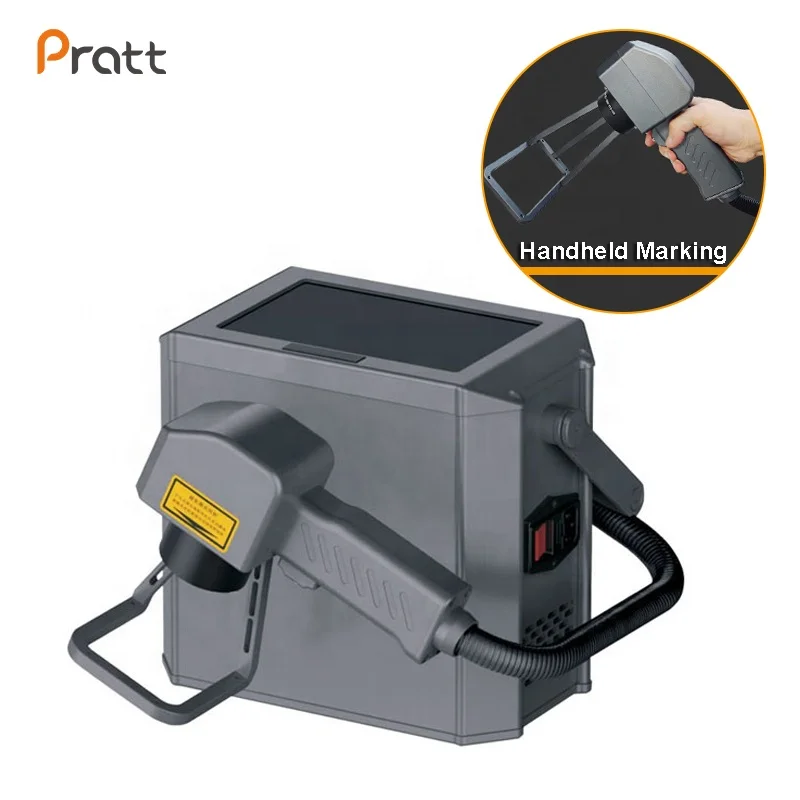 

HotPratt CNC Portable Mini 30w 50w Fiber Laser Marking Machine Handheld Gold and Silver Laser Engraving Machine