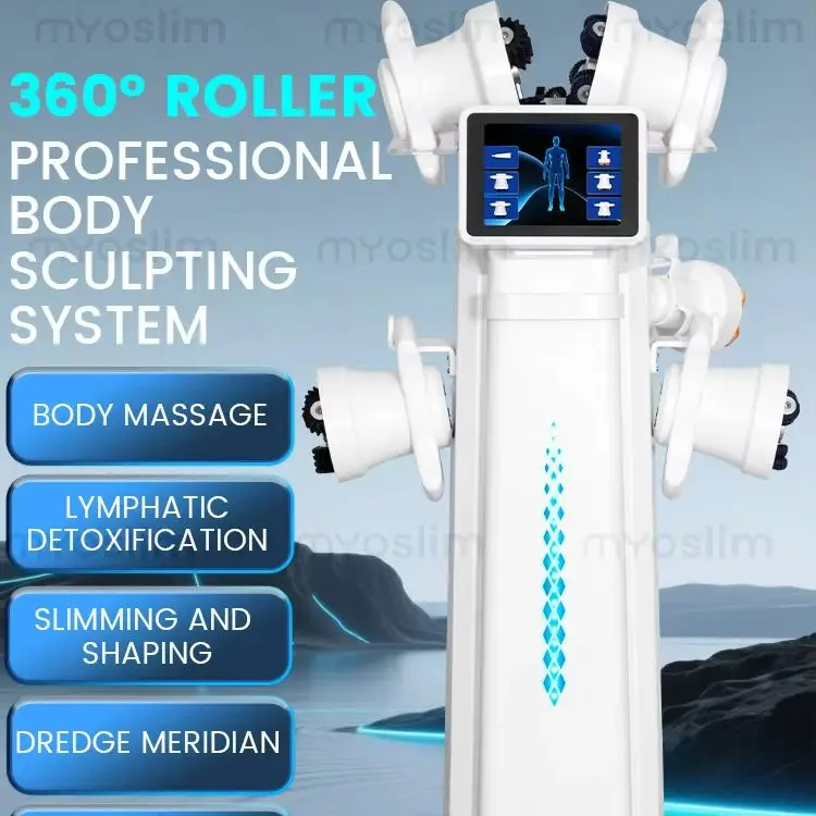 All in One 6 in 1 Inner Ball Roller Massage Machine 360 Body Contouring Cellulite Removal Lymphatic Drainage Weight Loss