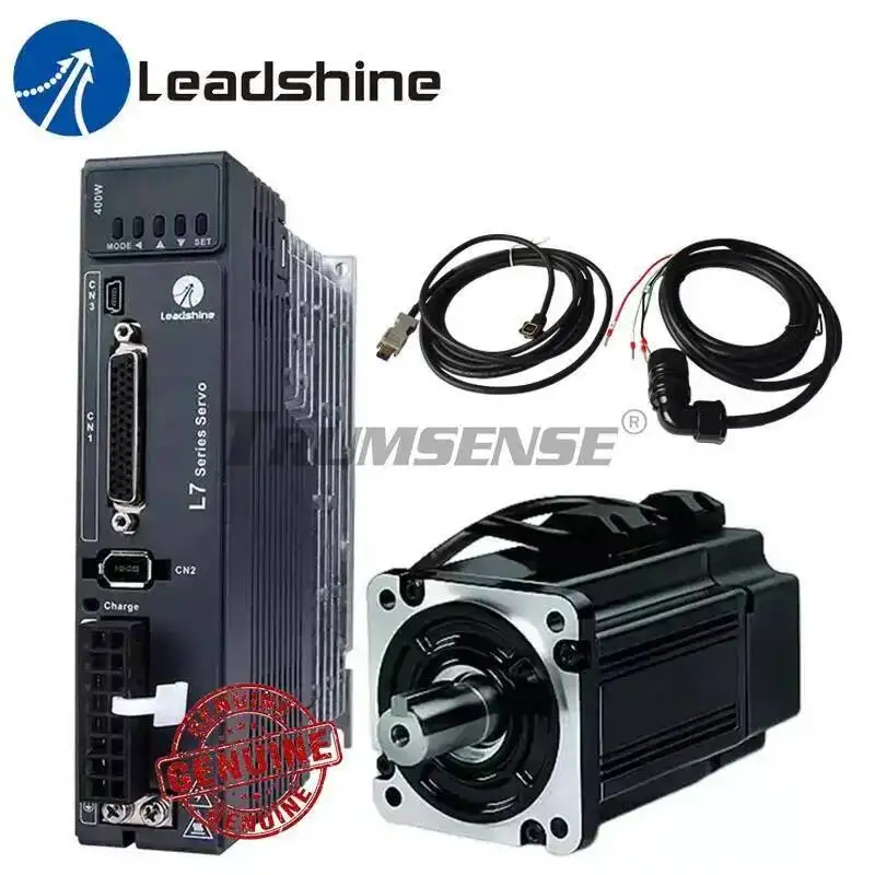 400W Leadshine L5 L7 Series Servo Drive and Servo Motor With Power Encoder Cable ACM0H-0401 ACM0H-0401B ACM2H-0401 ACM2H-0401B