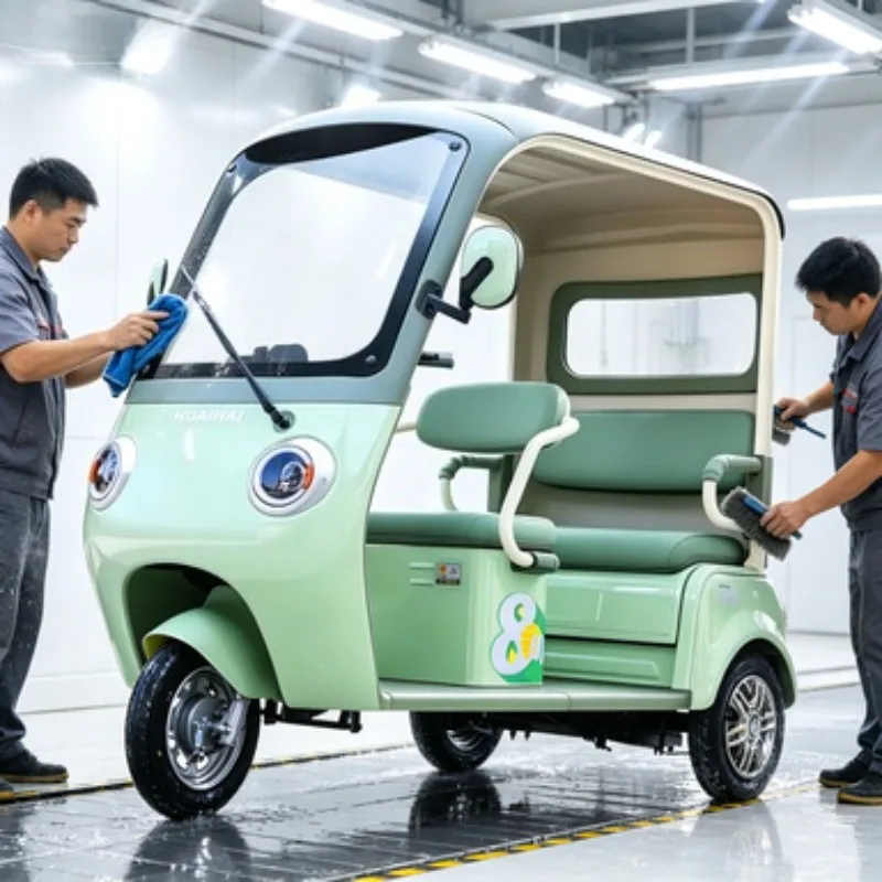 

1000W Electric Tricycle 60V Open Body Three-Seat Adjustable Household Small Scooter 2-Person Tricycle