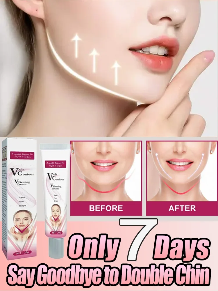 Effective V-Shape Face Cream Reduce Face Puffiness Double Chin Eliminate Slimming the Face Shaping Lift and Tighten Skin Serum