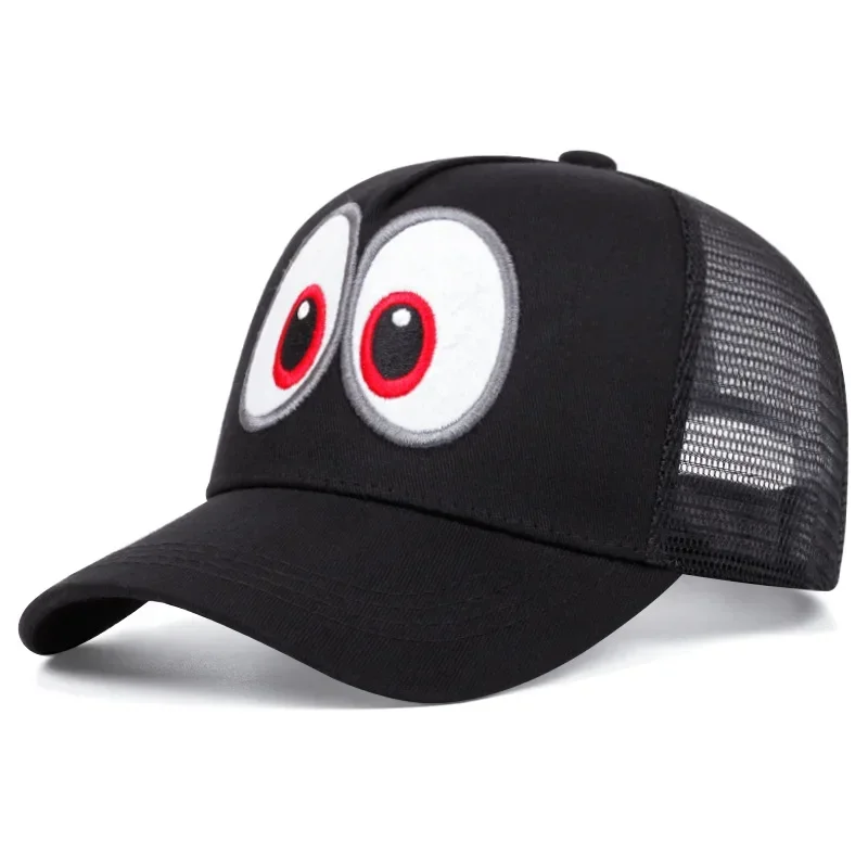 MINISO Anime Cartoon Super Mario Bros Adult Outdoor Sport Breathable Baseball Caps Summer Men Women Hip Hop Sunshade Mesh Hat