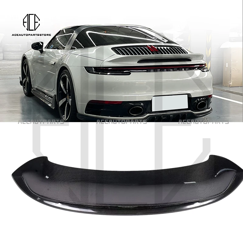 Carbon Fiber Rear Trunk Spoiler for Porsche 992 Trunk Spoiler Lip Guide Wing Lip Rear Wing