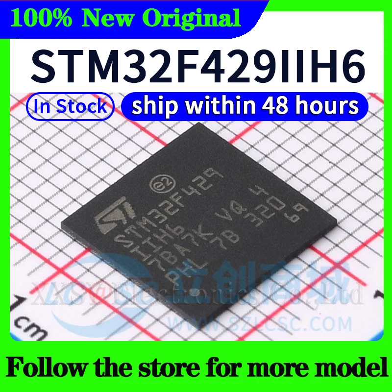 

STM32F429IIH6 In stock 48 hours ship