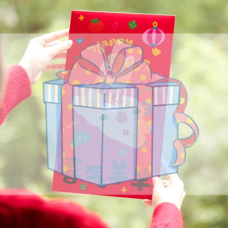 2027 Lunar New Year Red Envelopes Large Size Chinese Lucky Money Pockets for Year of Sheep Holiday Greetings
