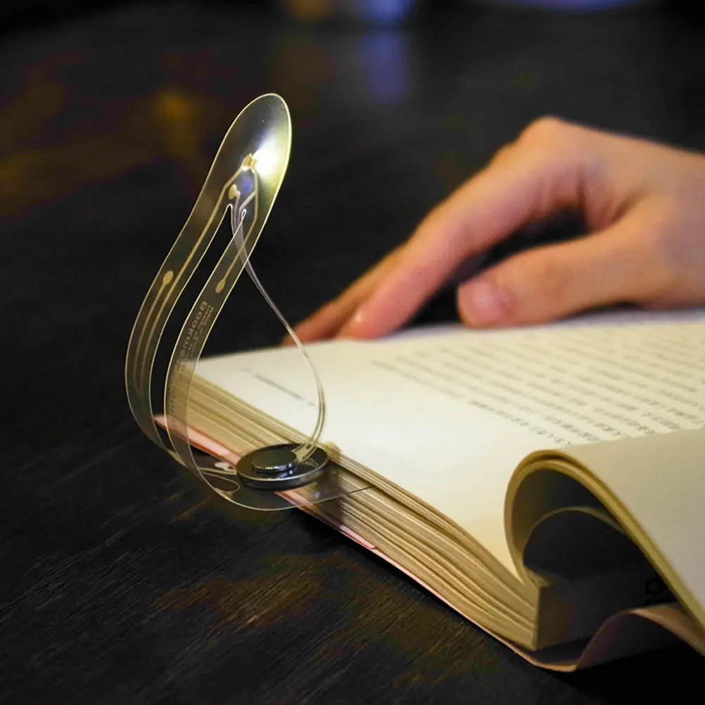 

Bookmark Light Portable Foldable LED Desk Lamp for Reading Writing Studying 4000K Light Temperature ABS Non Toxic Odorless 72