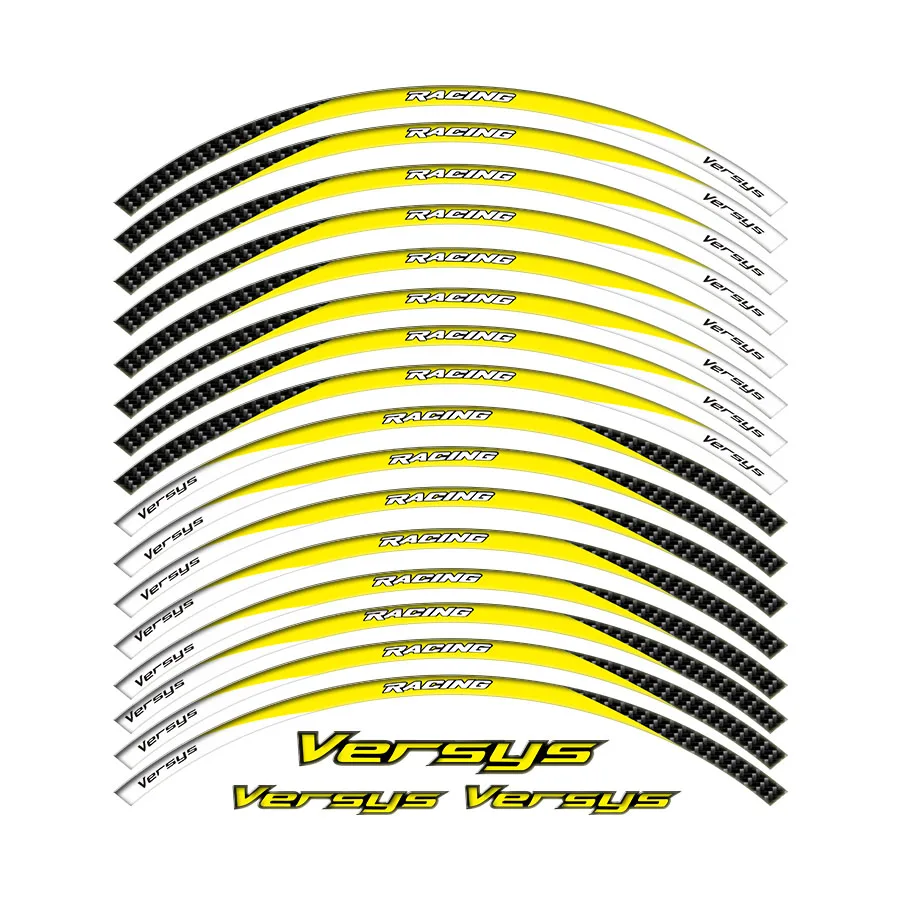 

FOR KAWASAKI VERSYS 650 1000 X300 300 Motorcycle Parts Contour Wheel Decoration Decal Sticker -2