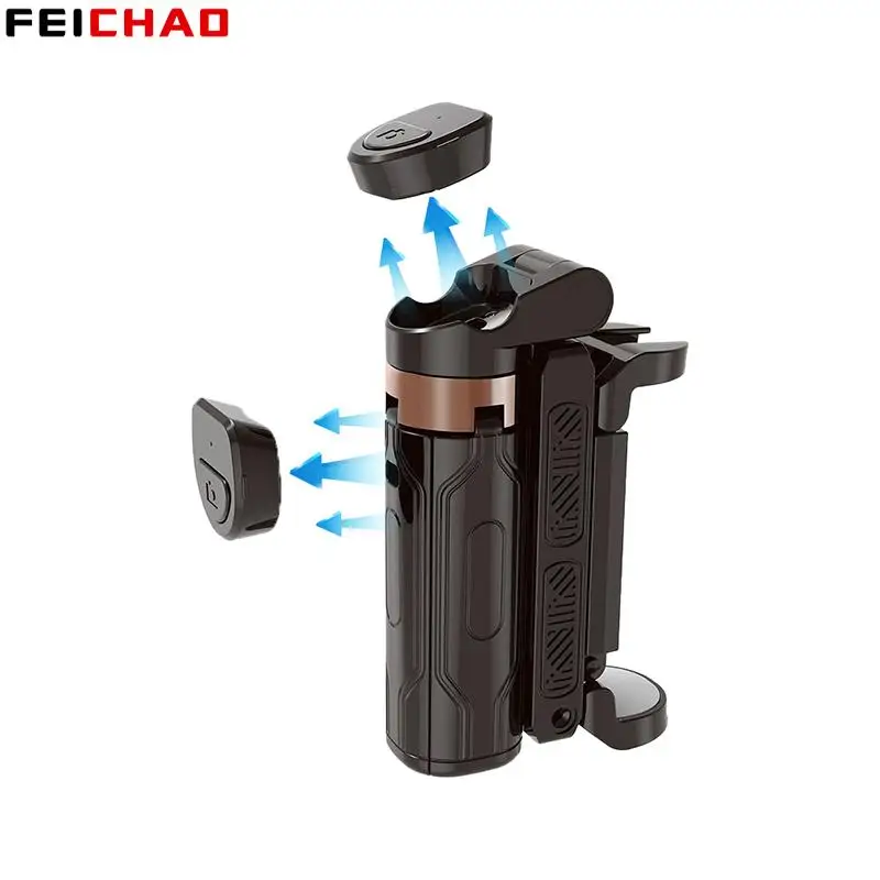 Mini Selfie Stick Tripod 3in1 Phone Stand with Detachable Remote Portable Travel Selfie Stick Tripod Anti-Shake Phone Bracket