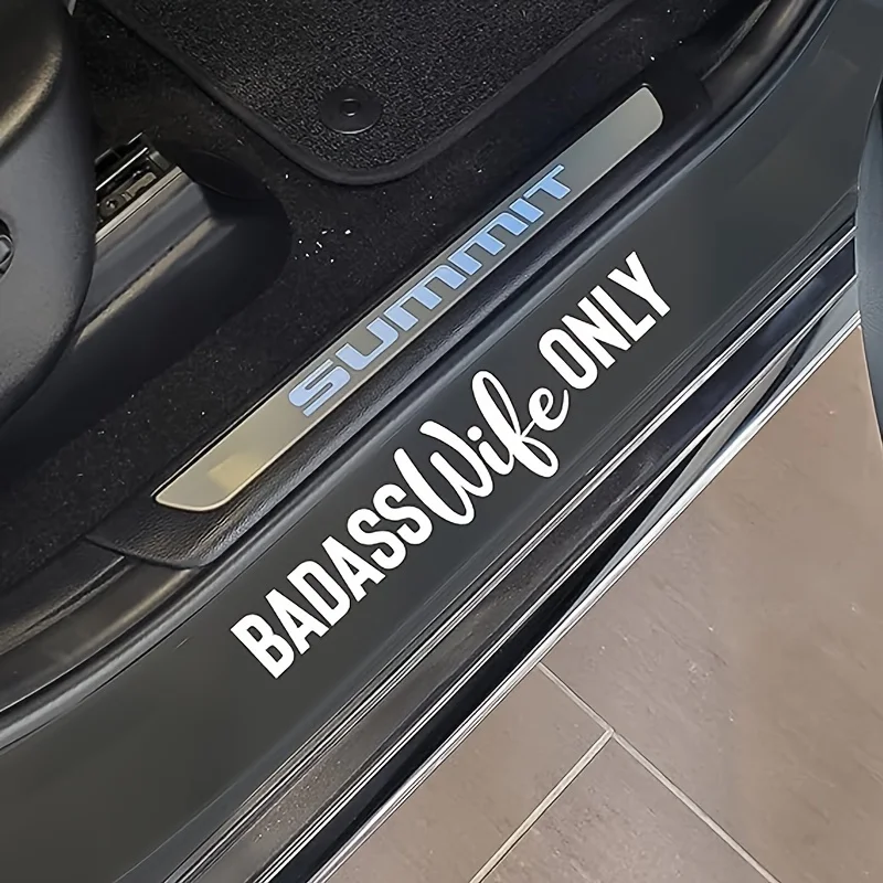 Badass Wife Solely Car Sticker Vinyl Decal Waterproof Removable Perfect Decor for Cars, Vans, Windows, Trucks, & Laptop