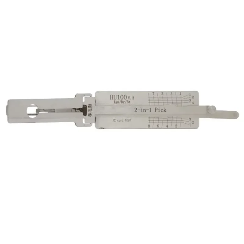 LISHI 2-in-1 HU100 V.3 Schlossöffner-Decoder Zündungs- und Kofferraumwerkzeug für Cadillac, neue Opel- und Buick-Modelle, Innenfräsen – Detail 2
