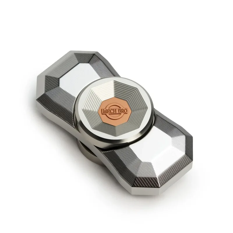 Nine-Handed EDC Mechanical Metal Double-Page Fidget Spinner with Hand-Feeling Attack Speed ​​Desktop Decompression Toy