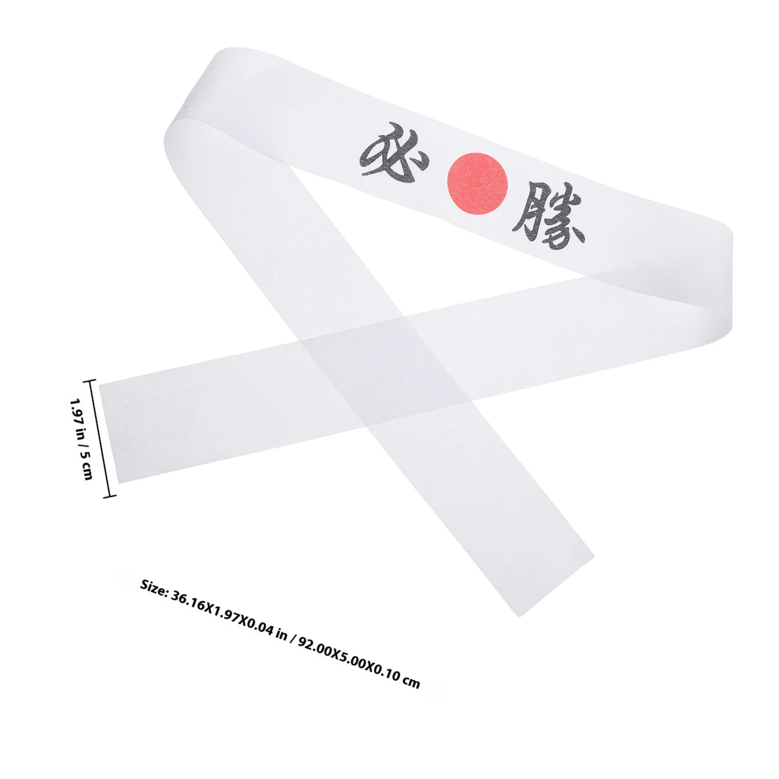 2Pcs Japanese Karate Ninja Headband Chef Bandana Soft Fabric Headwear for Cooking Martial Arts Training Casual Use