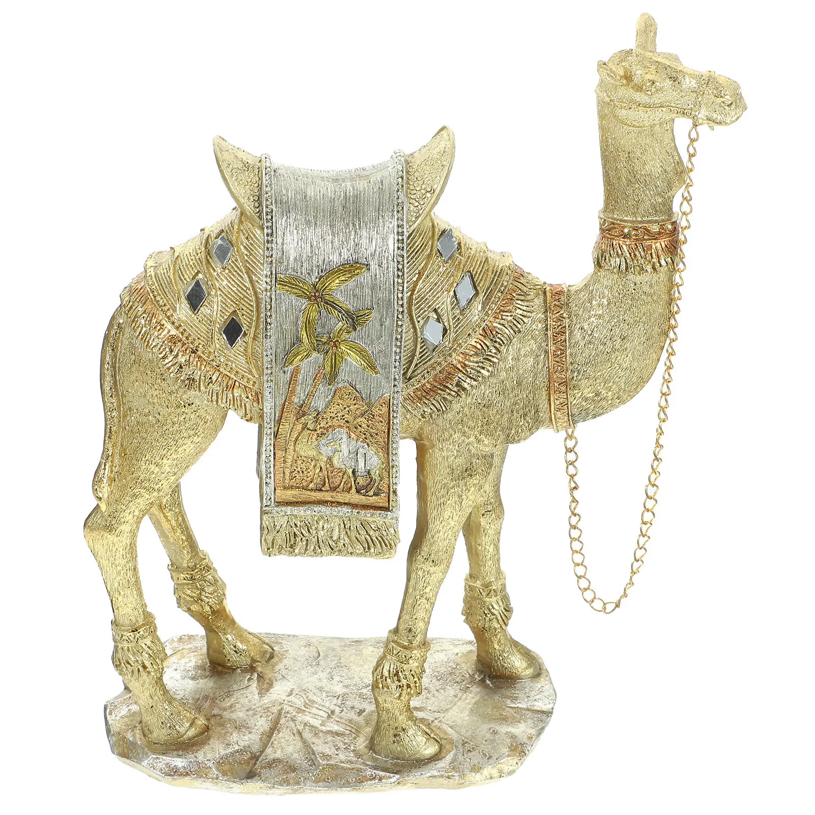 

1pc Camel Resin Middle East Camel Statue Small Decorative Ornament For Home Office Desktop Christmas Wedding Gift