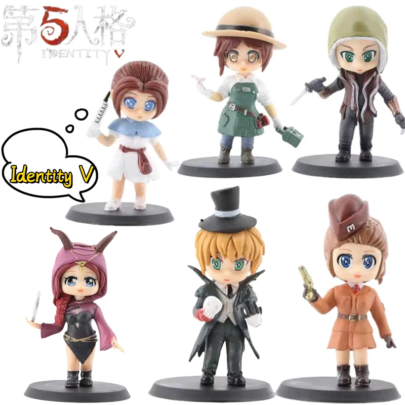 

Identity V Doctor Ripper Gardener Sniper Soldier Q Edition Figure Model High Value Cartoon Figure Statue Car Computer Ornament
