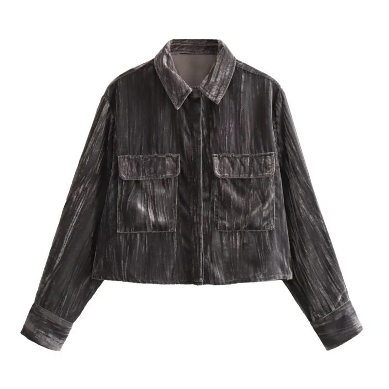 Samt-Irt- und Rock-Set für Damen, Faion, Herbstkollektion, ort Länge, hohe Taille, europäisches SLE-Long-S Sve-Top