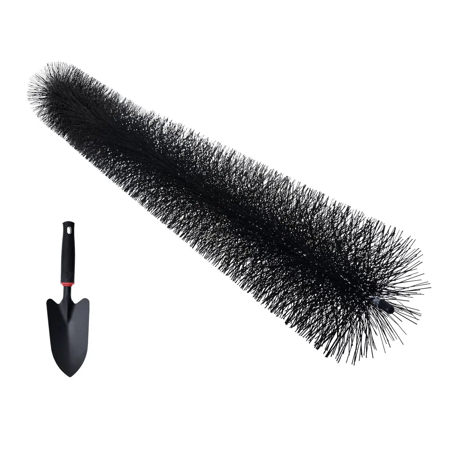 Gutter Brush, 120 Feet Total Length 4.33 inch Diameter Gutter Cleaning Tools, Ground-Level Gutter Brush Leaf Guard for 5 Inch Gutters, Easily Clear roof Leaves and Debris, 40 Pack