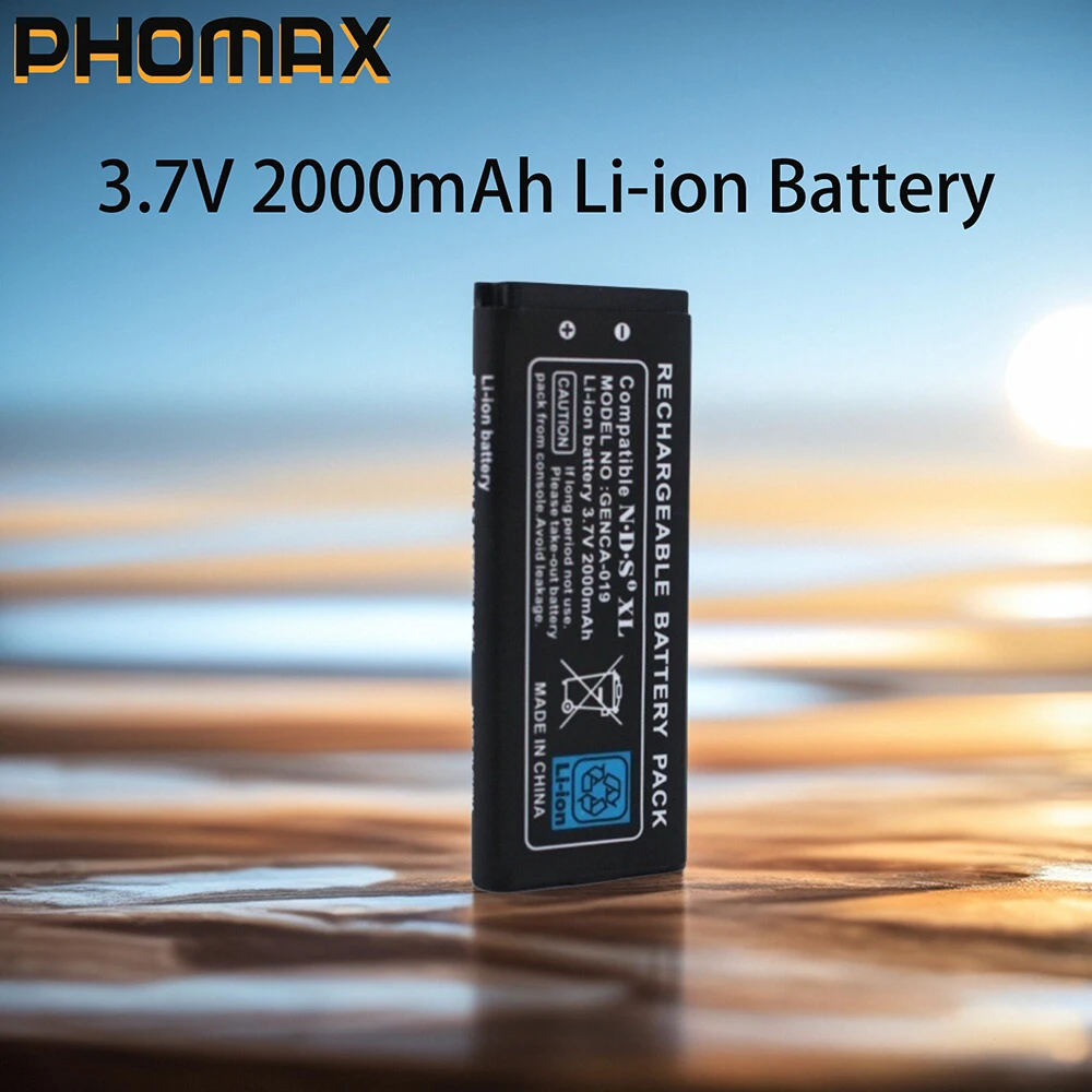 Bateria do konsoli gier PHOMAX NdsI Xl UTL-003 3.7V, zamienna bateria litowo-jonowa do Nintendo Ndsixl, wbudowana, ładowalna. — zdjęcie produktu 2