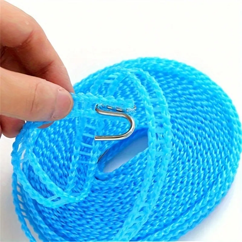 1pc Portable Clothesline Upgraded Thickened Clothesline Anti-Slip Windproof Drying Rope Camping Drying Clothes Hanging Rope