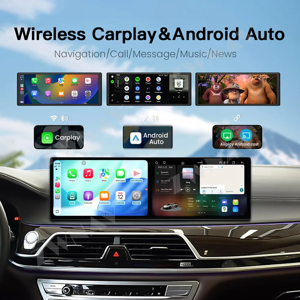 18.2 Inch Touch Screen Carplay Car Radio For BMW 7 Series G11 2016-2018 Android 15 GPS Navigation Multimedia Player Head Unit