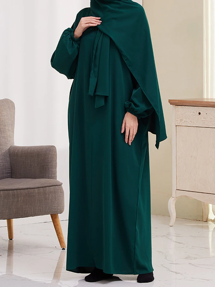 Jilbabs Islamic Clothing One Piece Prayer Dress Dubai Turkish Modest Outfits Muslim Woman Jilbeb Hooded Abaya Ramadan Eid