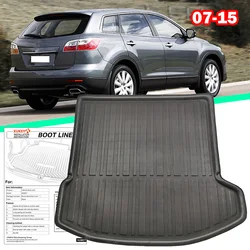 For Mazda CX-9 CX9 2007 - 2015 Heavy Duty Rear Cargo Floor Mat Boot Liner Trunk Tray Carpet 2008 2009 2010 2011 2012 2013 2014