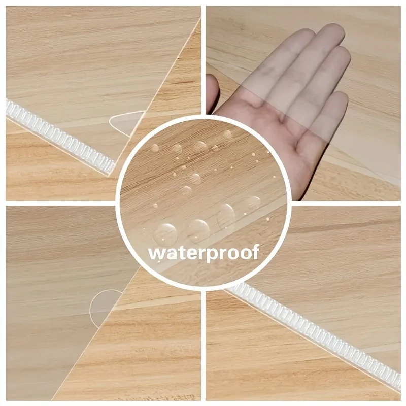 50-Pack PVC Waterproof L-Shaped Plastic Folders, A4 Document Holders and Rectangular Envelopes for Office Storage