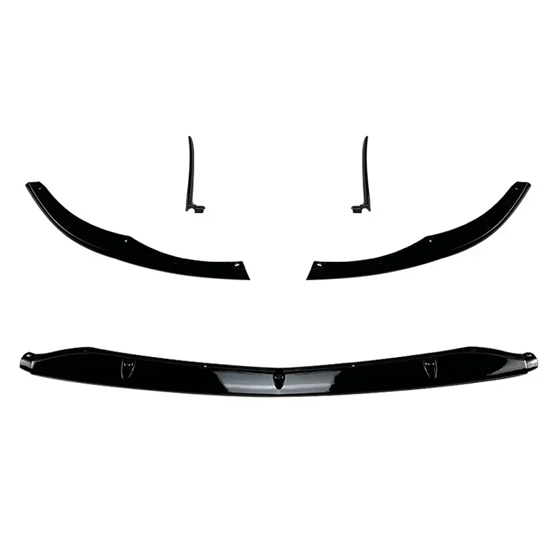 Front Bumper Lip Diffuser Spoiler for Mercedes-Benz C Class W205 C205 S205 C63 C63s Coupe  AMG 2015-2022 Body Kit Protection