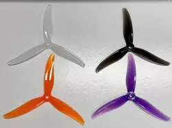 2 pair Gemfan Hurricane 5236 5.2X3.6X3 3-Blade PC Propeller for RC FPV Racing 5inch Drones Faster More Aggressive Powerful