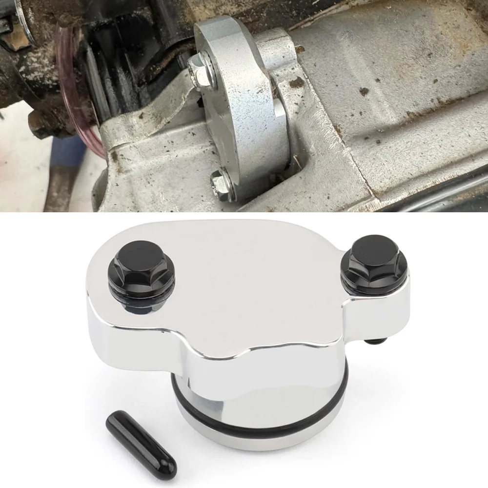 

for Yamaha PW50 PW80 Y-Zinger 1991-2024 Motorcycle Oil Pumps Injection Block Off Plug Cover CNC Aluminum Sliver