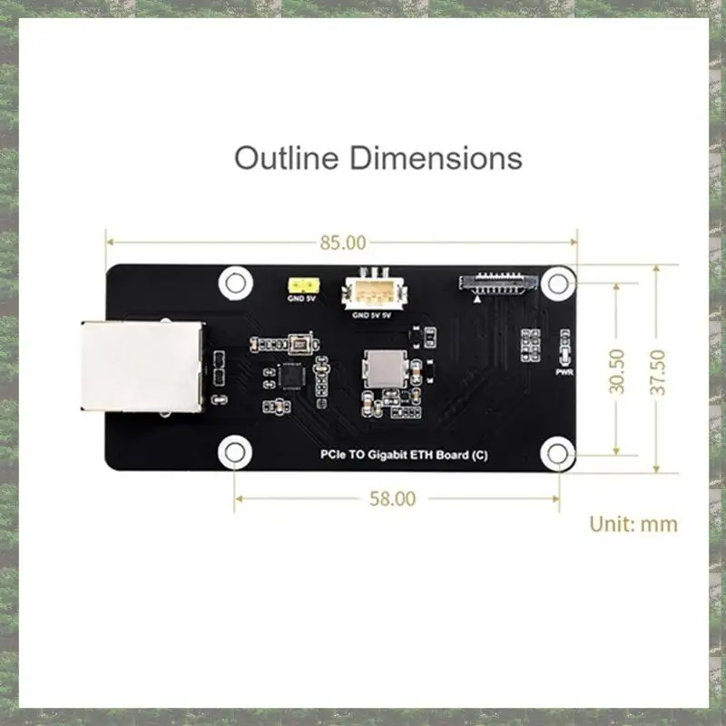 أفضل ما في 2025-لـ Raspberry Pi 5 Pcie إلى Gigabit ETH لوح مهايئ يدعم Rpi OS بدون سائق لـ Pcie إلى Gigabit ETH Board سهل #6