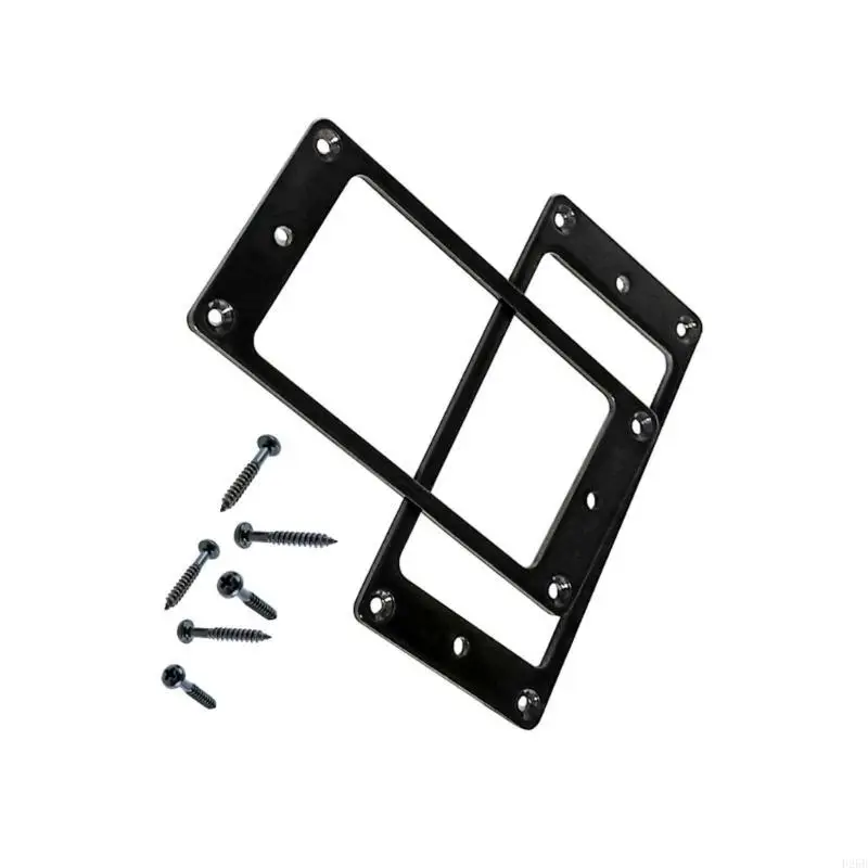 

2PCS Electric Guitar Pickup Mounting Rings Metal Construction for Humbuckers