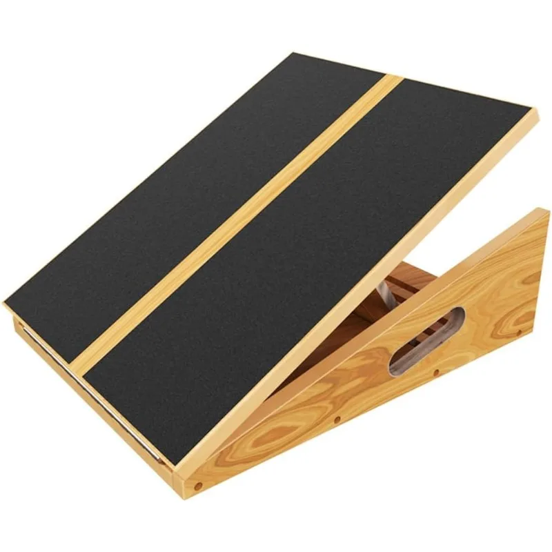 

Professional Wooden Slant Board, Adjustable Incline Board and Calf Stretcher, Slant Board for Calf Stretching, Balance Stretch B