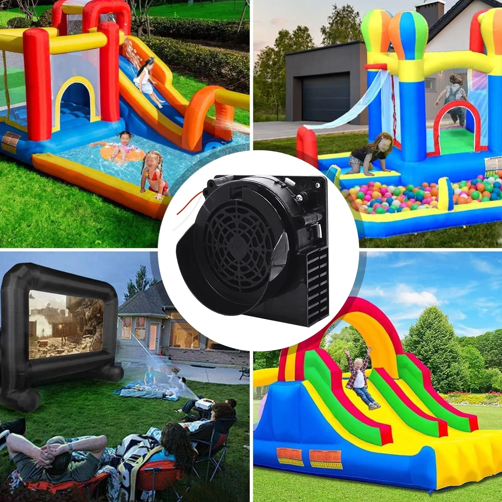 12V Christmas Inflatable Air Blower Replacement Blower For Halloween And Christmas Outdoor Garden Party Inflatables Decoration