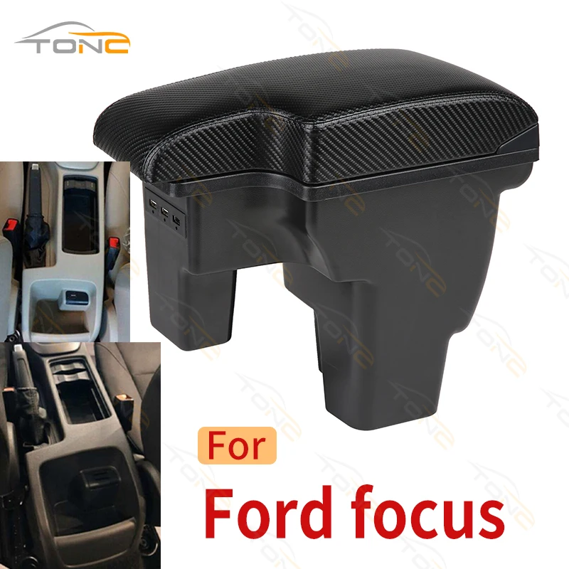 For Ford focus 3 Armrest box Interior details Car accessories Retrofit parts For Ford Focus III Car Armrest Center Storage box