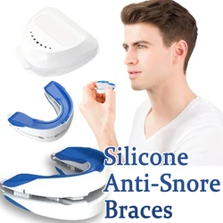 Silicone Anti-Snore Mouthpiece Bruxism Mouth Guard Improve Sleeping Aid Braces Teeth Orthodontic Snoring Night Device Stop Snore