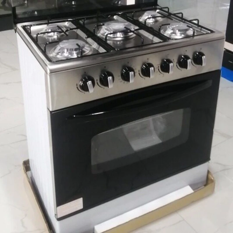 

5 Five-head Stove Gas Burner Machine with Oven Vertical One-piece Integrated Stove