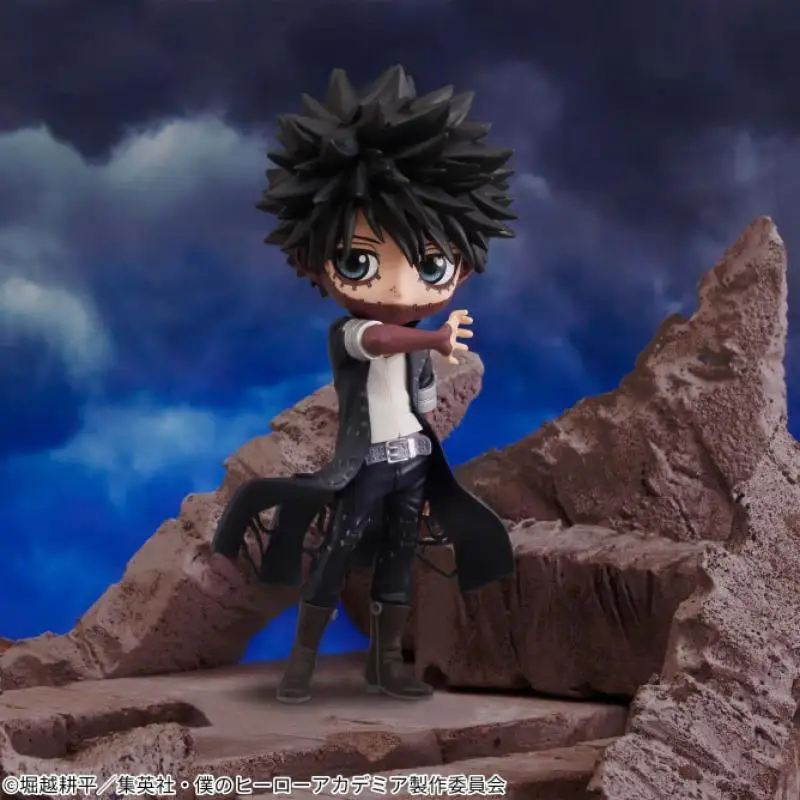 Banpresto Q Posket Anime My Hero Academia Dabi Figura de Ação, Modelo Kawaii, Decoração Colecionável, Original e Genuíno em estoque