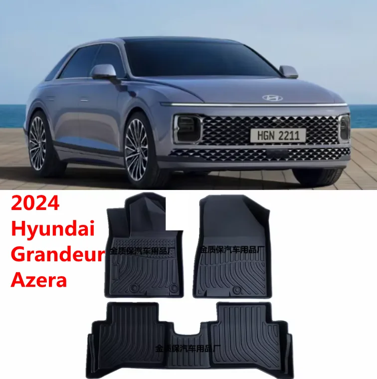 

Use for 2024 Hyundai Grandeur Azera car carpet AllWeather car Floor Mat Fit For Grandeur waterproof mat Azera car floor mat