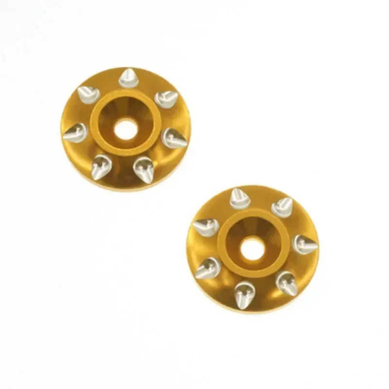 CatRC CatRC 2 pz Ala In Metallo Montaggio Rondella di Coda M3 Guarnizione Vite Per 1/10 1/8 RC Auto Off Road Buggy Breve Corso Camion