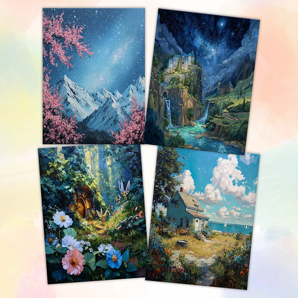 

GATYZTORY Painting By Number Adults New Diy Crafts 40x50cm Landscape Picture Diy Drawing Acrylic Paints Handiwork Set Home Decor