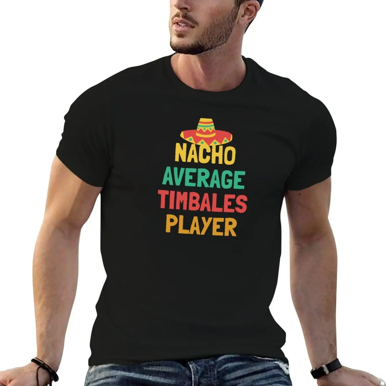 Camiseta Not Your Average Timbales Player para hombre, camisetas de algodón de alta calidad, camisetas de diseñador para hombre, camisetas gráficas