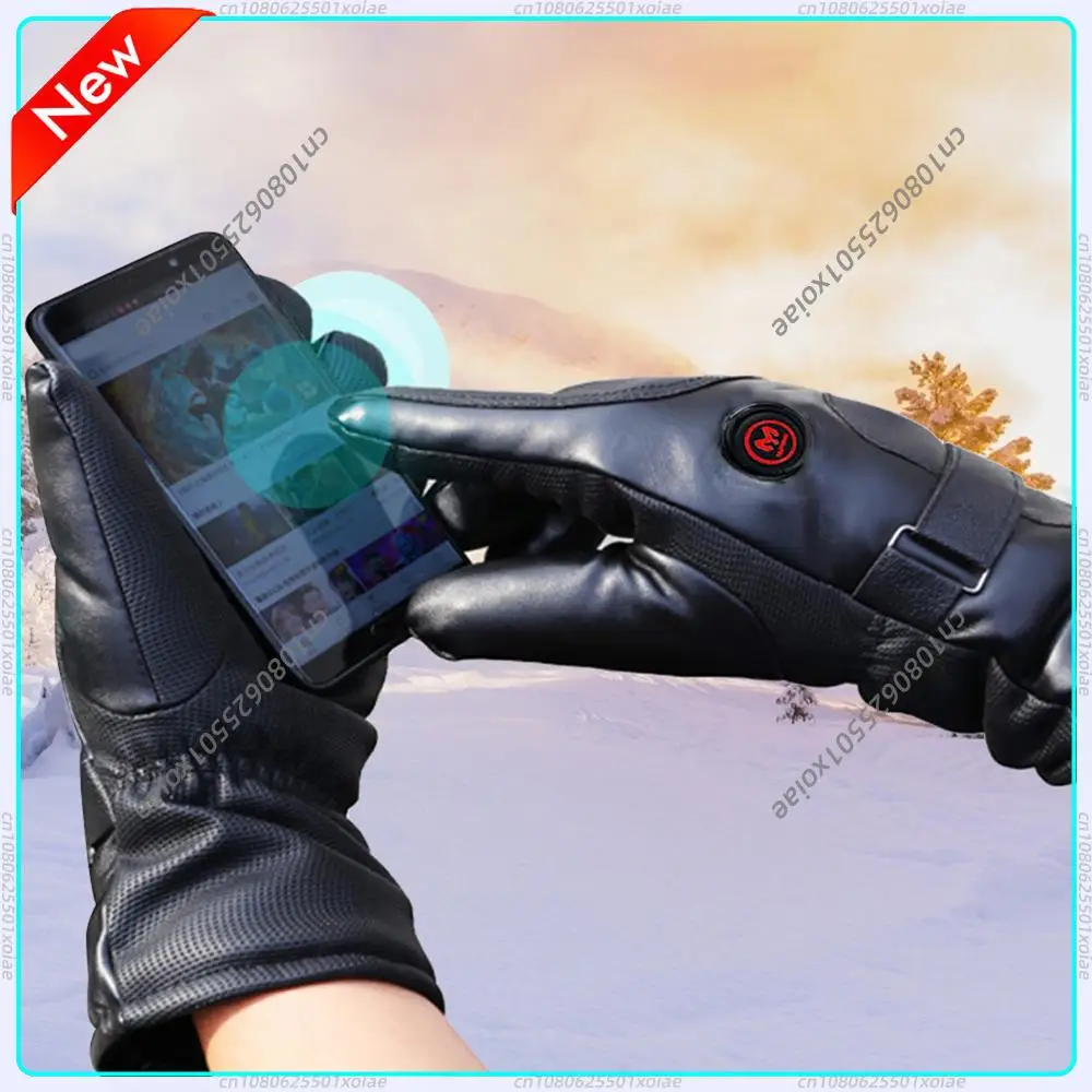 

Rechargeable Heating Gloves 3 Temperature Levels Waterproof Electric Winter Gloves Hand Warmer for Outdoor Cycling Skiing Hiking
