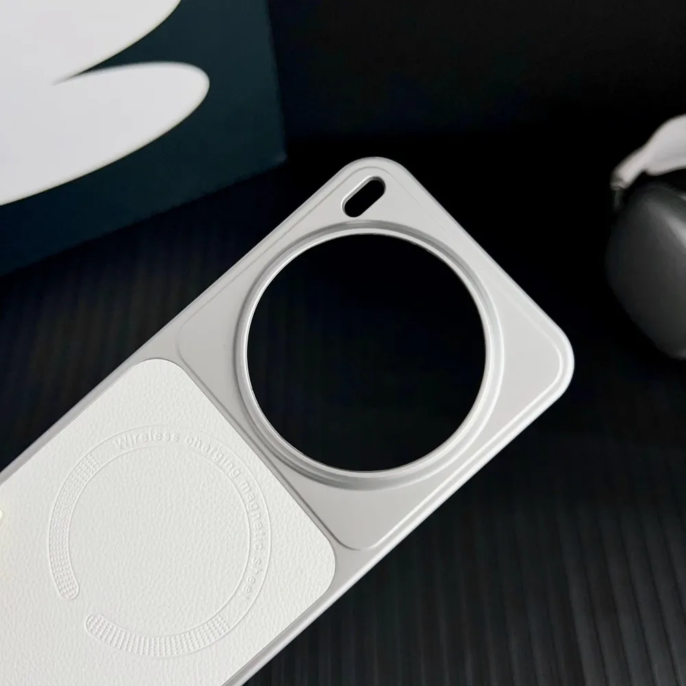 Чехол для VIVO X300 Pro, роскошный защитный чехол из искусственной кожи с магнитной беспроводной зарядкой и задней крышкой для VIVO X300 X300Pro, чехол для телефона