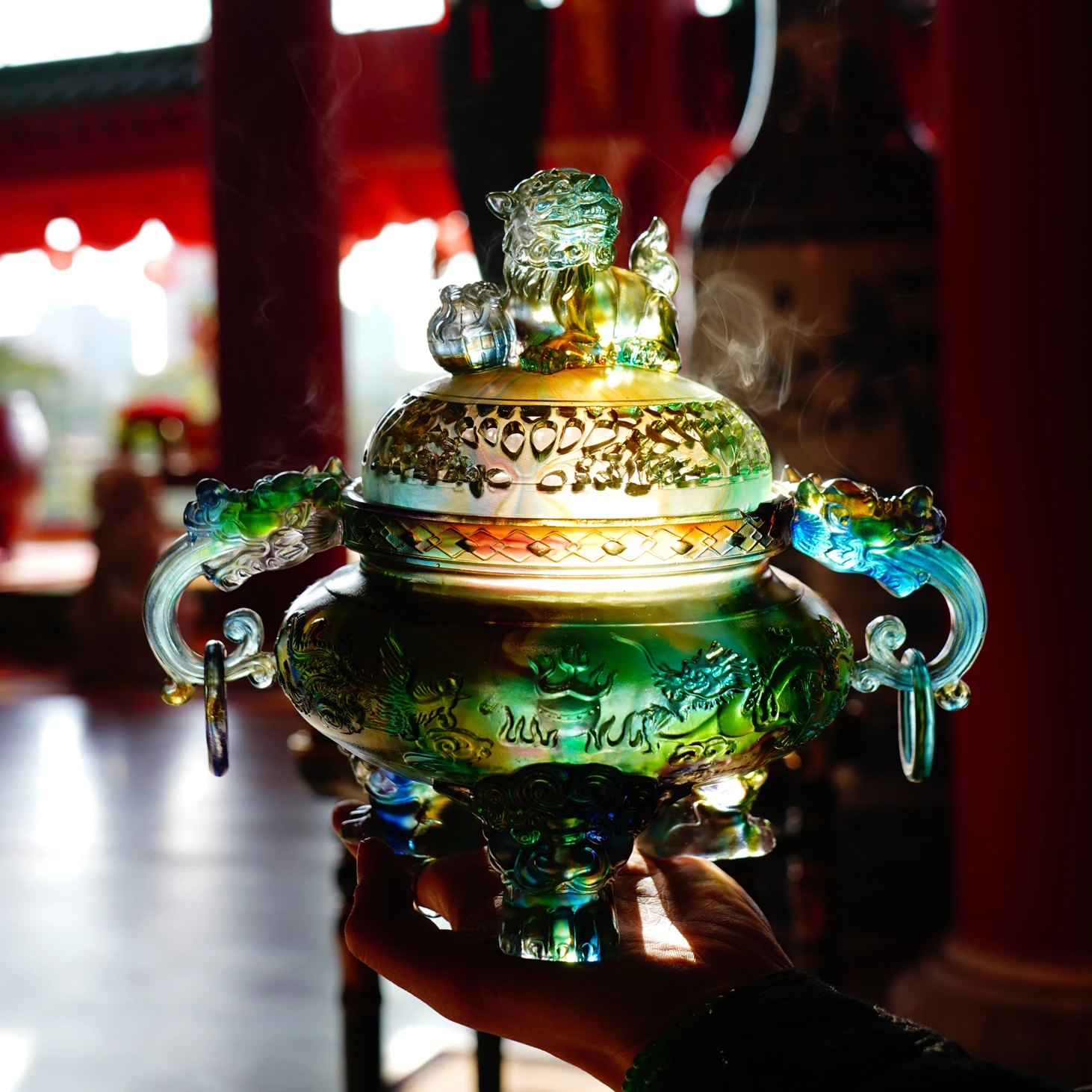 

2025LL1 Неугольное культурное наследие, древняя глазурованная курильница, курильница из сандалового дерева, курильница из агара, комната, гостиная, вход Orna