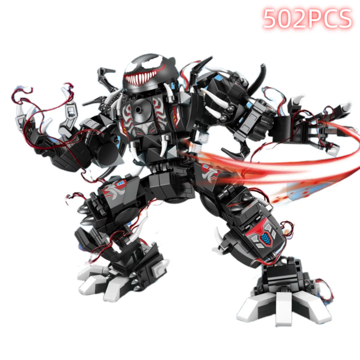 Building Blocks Mini Model Figures Compatible Marvel Spiderman Iron Man Venom Captain Hawk Deadpool Technic Armor City Gift Toys