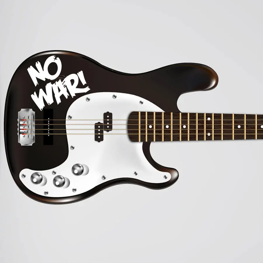 

Personal Electric Guitar Sticker,Originality Graffiti Decor Decal for Bass,Waterproof Musical Instrument,Easy Removable