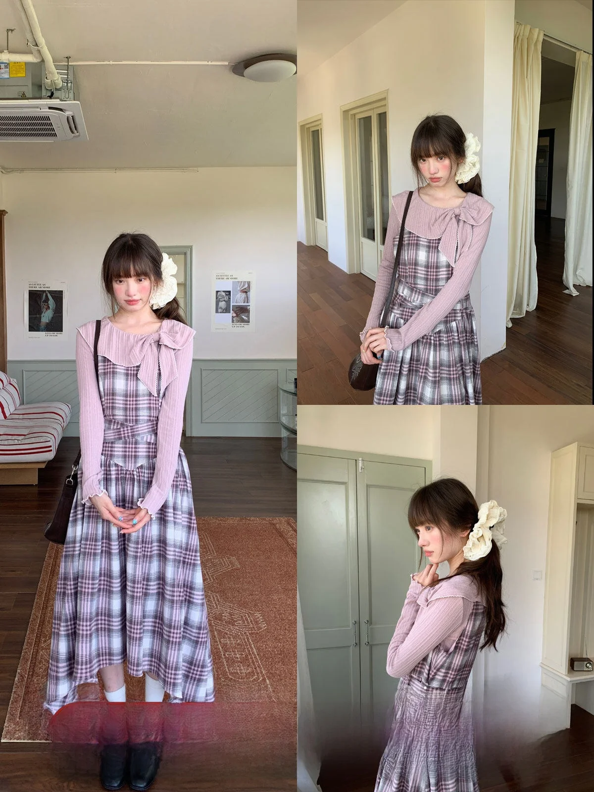 

Cheese Day Women's Slim Fit T-irt Ice Frost Pink Ruffle Hem Base irt Sli Vest Dr Autumn Season Simple Design Sense